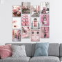 Wallity Set de 12 Cuadros Decorativos de MDF Multicolor